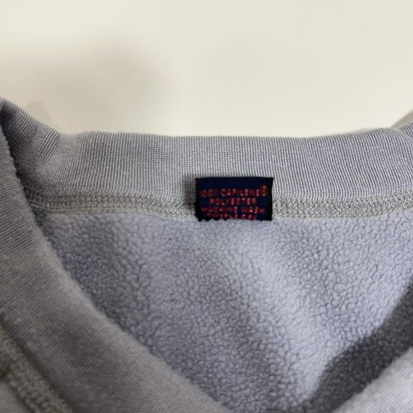Vtg Patagonia Capilene Fleece Sweatshirt Men Henley Blue Gray Pullover Sz L USA - Picture 4 of 6